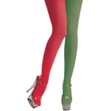 Red & Green Jester Tights