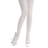 White Opaque Tights 