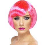 Neon Pink Babe Wig