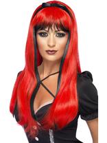 Red & Black Bewitching Wig