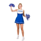 High School Cheerleader (blue)