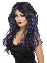 Gothic Bride Wig Purple