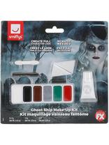 Smiffys Make-up Fx Ghost Ship Kit Grease Black Multi Coloured Smiffys Makeup