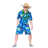 Hawaiian Party Guy - Blue Palm