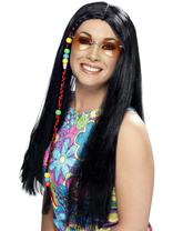 Party Hippie Wig (black)