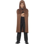 Brown Hooded Cape