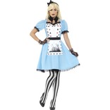 Deluxe Dark Tea Party Costume, With Dress