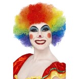 Rainbow Crazy Clown Wig