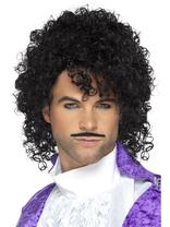 80s Purple Prince Musician Kit Tash & Wigcostume