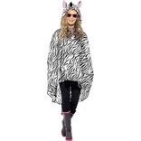 Zebra Party Poncho