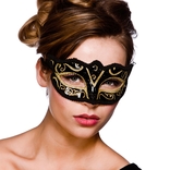 Verona Eye Mask - Gold Glitter