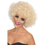 70's Blonde Funky Afro Wig