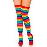 Rainbow Thigh High