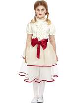 Annabelle Costume Childrens Girls Dress & Belt