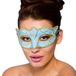 Verona Eye Mask -blue & Gold