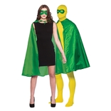 Super Hero Cape & Mask - Green