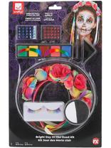 Day Of The Dead Face Jewelry Makeup Kit 