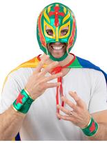 Mexican Wrestler Costume, Multi-coloured, 