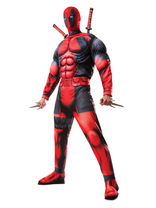 Marvel Deluxe Deadpool Men's Fancy Dress Costume