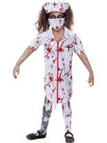 Zombie Nurse Costume Girls Childrens
