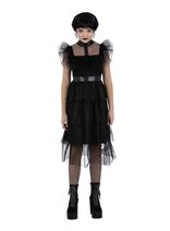 Wednesday Addams Gothic Proms Dress Girls