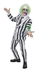 Sale Beetlejuice Costume, Jacket, Trousers & Tie