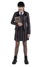 Wednesday Addams Kids Gothic School Uniform Costume