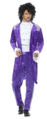 80s Purple Prince Musician Costume