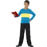 Jumper, Blue With Yellow Stripe