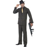 Gold Pinstripe Gangster Costume