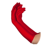 Ladies Long Gloves - Red