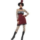 Deluxe Tattoo Lady Costume