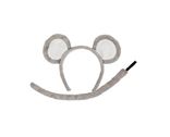 Mouse Ears On Headband & Tail Costume