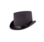 Satin Top Hat Black